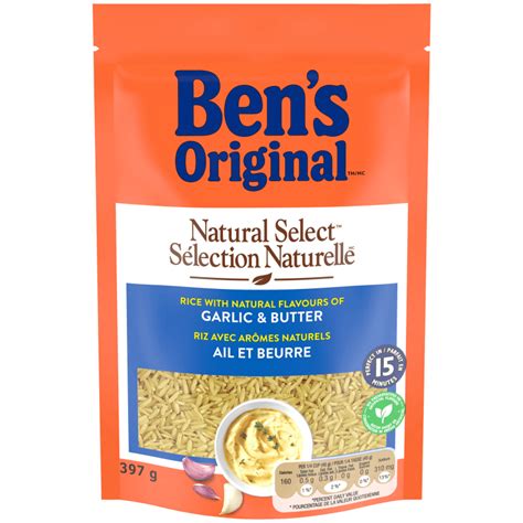 Bens Original™ Natural Select™ Garlic And Butter Flavour Rice 397g