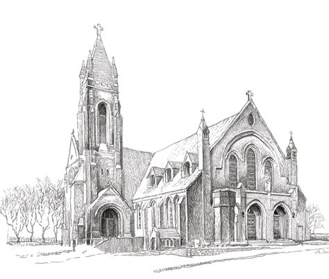 Church Pencil Drawing A Guide To Creating Detailed And Realistic Artwork