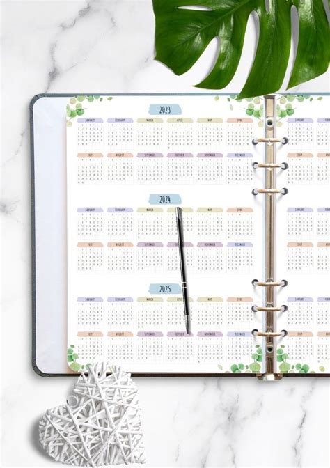 Blank Calendar Template, Planner Pages Ideas, Happy Planner Layout ...