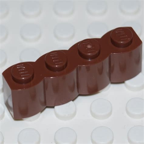 4211181 Palisade Brick 1X4 30137 Reddish Brown Minifigur Se