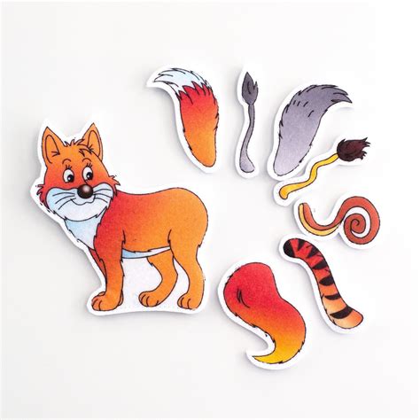 Чей хвост картинки для детей - 62 фото