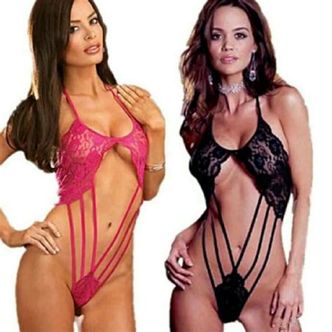 Intimates Sleepwear Super Sexy Strappy Floral Bk Lace Lingerie Set New Poshmark