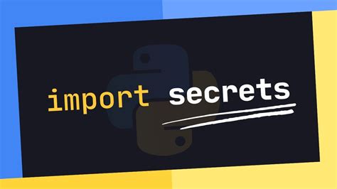 The FULL Guide To Secrets Module For Python Developers YouTube