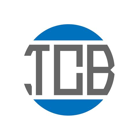 TCB letter logo design on white background. TCB creative initials ...