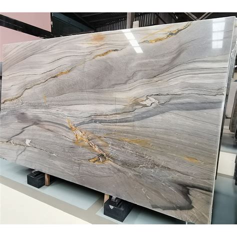 Daltile Aquamarine Blue Marine Exotic Quartzite Slabs For Sale