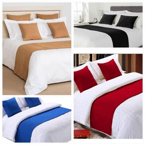 jual bed runner hotel polos micro bed scraft selendang kasur custom