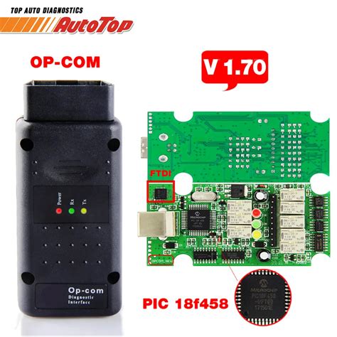 Best OP COM ODB 2 V1.70 OP COM V5 Autoscanner OPCOM for OPEL Firmware V ...