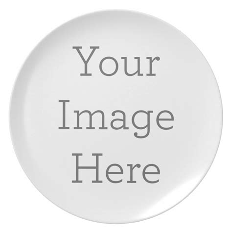 Create Your Own Melamine Plate | Zazzle