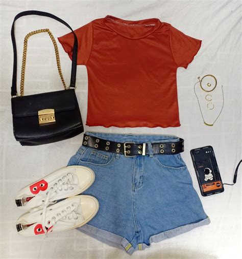 Rust Lettuce Crop Top On Carousell