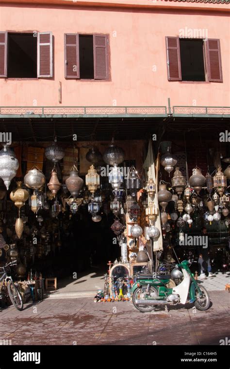 Marrakech Maroc Souk Boutique Banque De Photographies Et Dimages