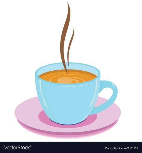 Cup Of Hot Drink Royalty Free Vector Image VectorStock