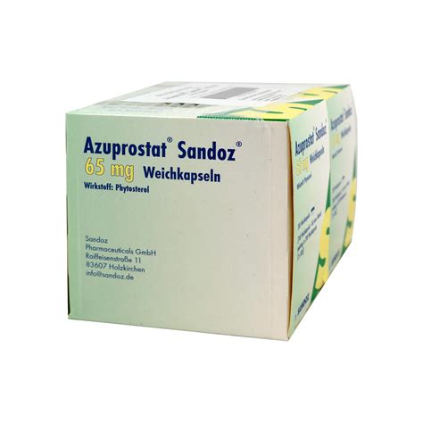 AZUPROSTAT SANDOZ 65MG, 200 St | Arzneimittel-Datenbank
