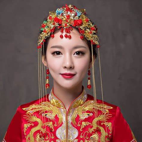 New Chinese National Wedding Hair Accessories Hairwear Bridal