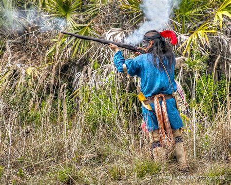 Seminole War Reenactment In South Florida By Jeremy Lavender