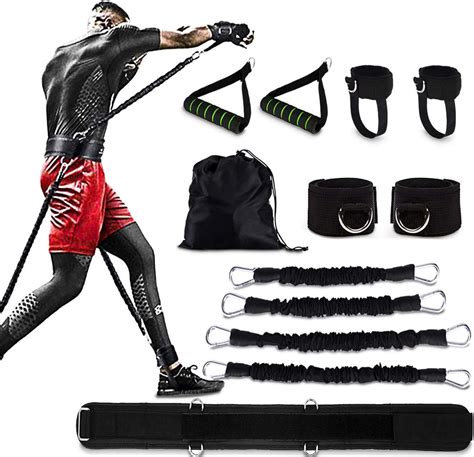 Vertical Jump Shadow Boxing Resistance Bands Set Power Punch Pro With