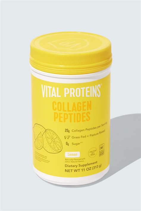 Lemon Collagen Peptides Vital Proteins