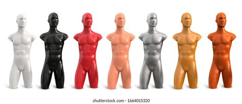 Naked Plastic Male Mannequin Clothes Red Stock Vector Royalty Free 1654593736 Shutterstock