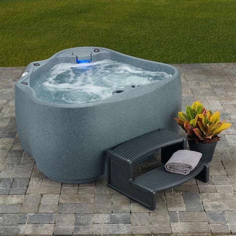 Aquarest Spas Ar Select Person Jet Plug And Play Hot Tub W Led Waterfall