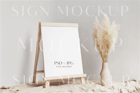 Wedding Sign Mockup 18x24 Frame Mockup Graphic By Summit Avenue