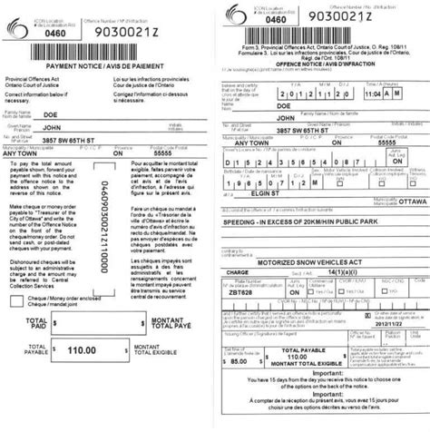 Free Blank Speeding Ticket Template