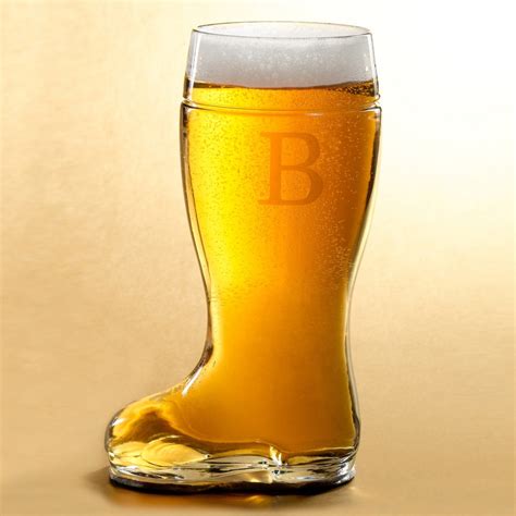 Unique Large Glass Boot Mug Glass Mug Personalized Mug Large Mug