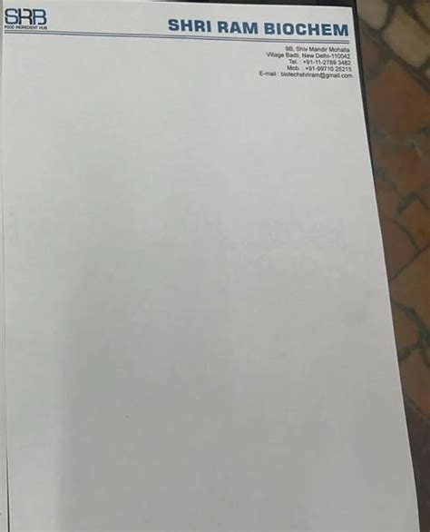 Glue Bound Printed Paper Letterhead At Rs 150 Piece In Dehradun ID