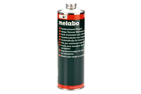 Масло для смазки ножей кусторезов Metabo 1 л - Купить масло для смазки ...