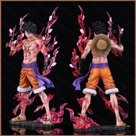Hq2 โมเดลฟิกเกอร์ One Piece Luffy Action Figure Busoshoku Haki Sakura