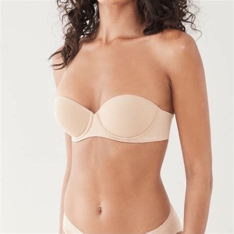 Calvin Klein Intimates Sleepwear Calvin Klein Strapless Nude Bra Push Up 34b Intimates