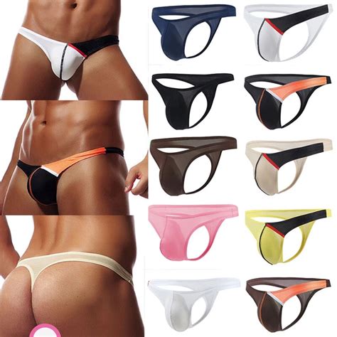 Slip Sexy Pour Homme Slip G String String Bikini Jockstrap Sous V Tements Eur Picclick It