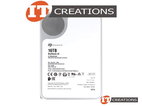 ST16000VE000 - New - Seagate 16TB 7.2k RPM SATA III 3.5 Inch Large Form ...