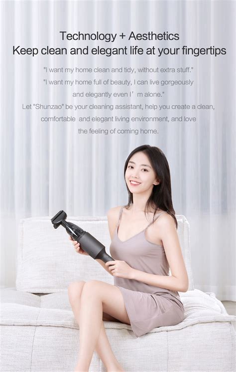 Shunzao Z1 Pro Portable Handheld Vacuum Cleaner Black