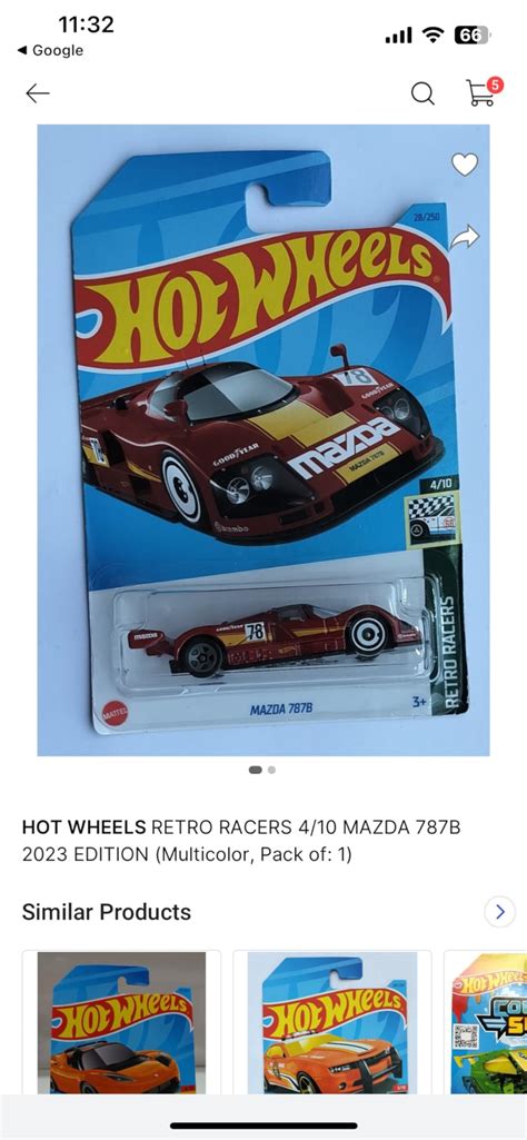 Hot Wheels Retro Racers Mazda B Scale Red Amazon In Toys Games