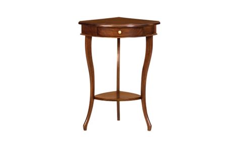 Консоль угловая (Satin furniture) коричневый красное дерево 55x74x44 см ...