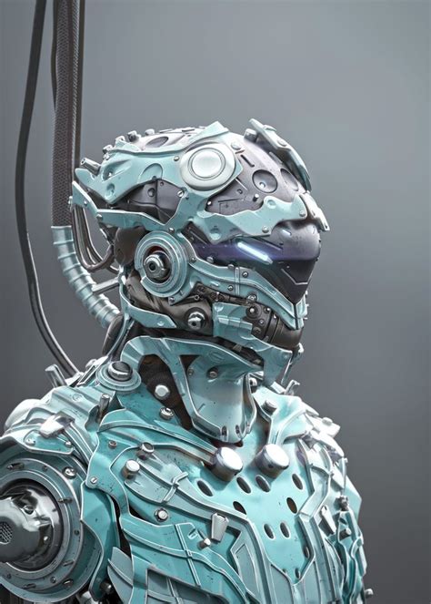 Artstation Prototype Tarek Samaan Robot Concept Art Cyborgs Art