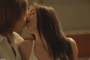 Long Haired Musician Drilling Hot Brunette Teen Babe In XXX Dessert