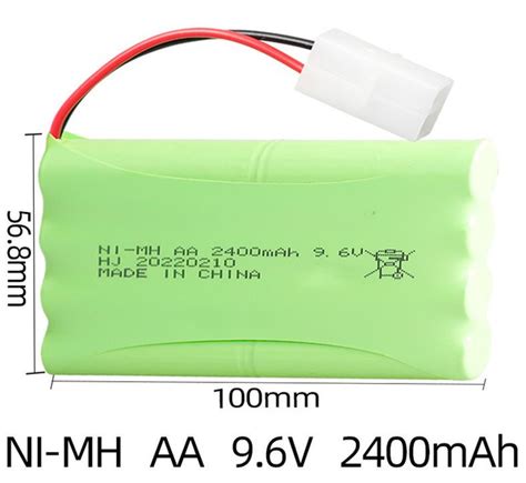Аккумулятор для радиоуправляемой игрушки 9.6V 2400mAh разъем KET-2P ...
