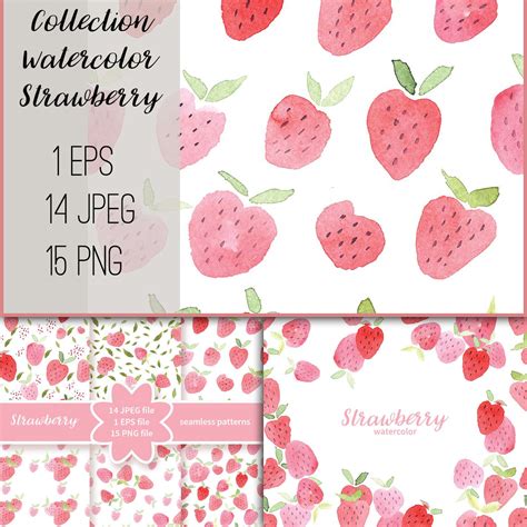 Pink Strawberry Clipart