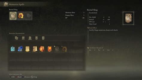 How To Equip Memory Slots Elden Ring
