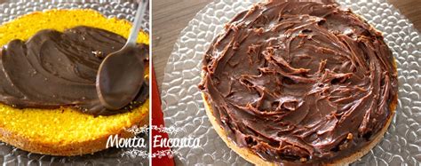 Naked Cake De Cenoura Brigadeiro Monta Encanta