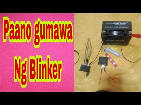 Paano Gumawa Ng Blinker Motorcycle Maintenance Tips And Tricks