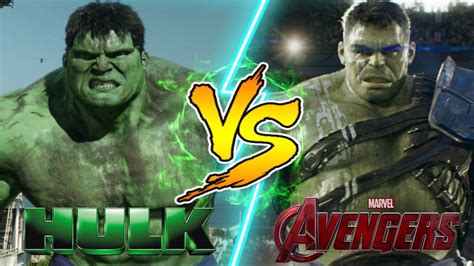 The Incredible Hulk Vs Avengers Hulk