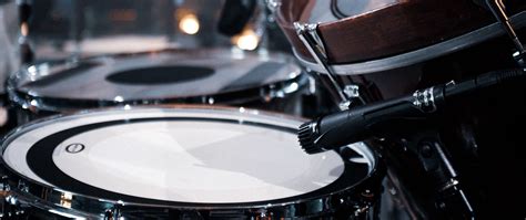 Download Wallpaper 2560x1080 Drums Drum Kit Musical Instrument Microphones Dual Wide 1080p Hd