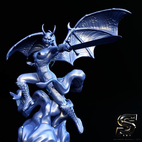 D Printable She Devil Nude By Salvador Baixauli