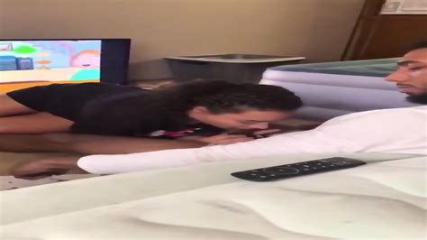 So Horny She Started Sucking BBC In Front Of His Homies