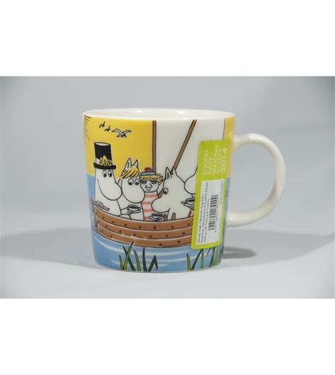 Moomin Mug Sailing With Nibling And Too Ticky 2014 Label