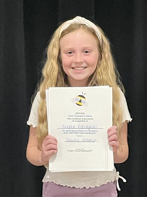 Kopczynski Moves On In Spelling Bee Competition The Sealy News