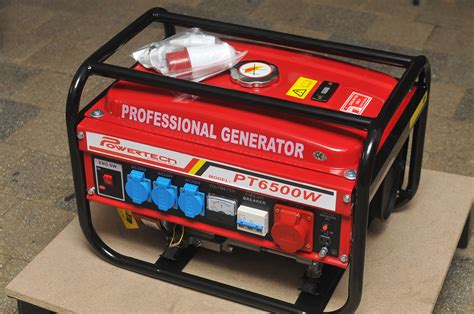 Генератор бензиновый 3-х фазный Германия Powertech PT6500W 4,5 кв ...