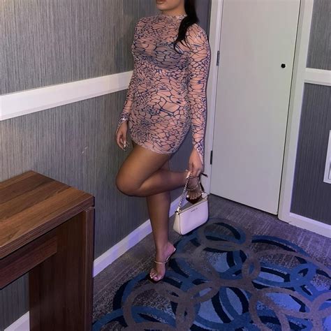 Murci Mesh Turtle Print Blue And Nude Pink Dress Depop