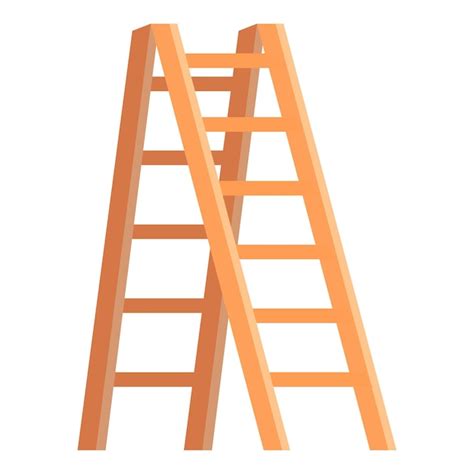 Premium Vector Step Ladder Icon Cartoon Of Step Ladder Vector Icon